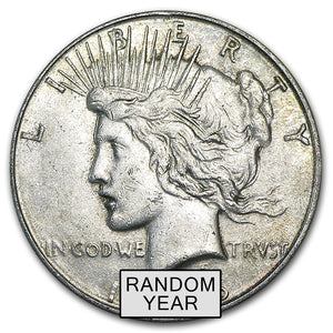 1922-1935 Peace Silver Dollars VG-XF